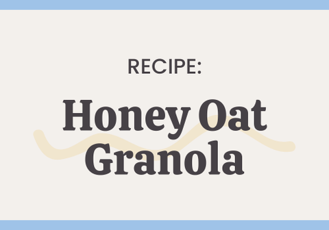 Honey Oat Granola Recipe - The Honey Jar