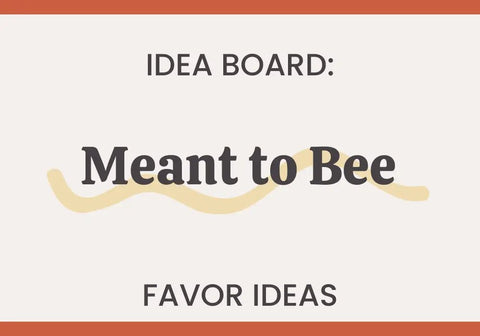 Meant to Bee Wedding Favor Ideas - The Honey Jar