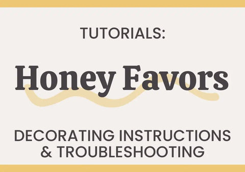 Wedding Favor Decorating Instructions and Troubleshooting - The Honey Jar