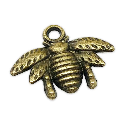 Metal Bee Charms - The Honey Jar - 