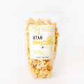 Bag of Utah Honey Corn popcorn on a white background