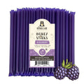 Pack of Honey Jar Blackberry honey sticks with a label on a white background