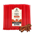 Pack of Honey Jar Cinnamon honey sticks with a label on a white background