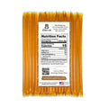 Packaging of honey sticks with a label on a white background
